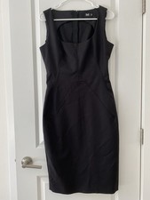 Dolce and Gabbana D&G black sexy bustier pencil dress IT 46 US 10 XL Bs318