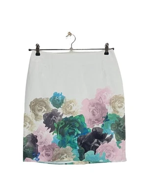 H&M Jupe taille haute Dames Jupe T EU 40 rose-vert-blanc style décontracté - Photo 1/4