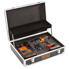 TRAPANO AVVITATORE LITIO BLACK+DECKER 18V BDCHD18B2F-QW CON ACCESSORI