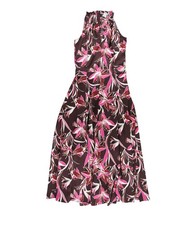 bar III Womens Floral Midi Dress