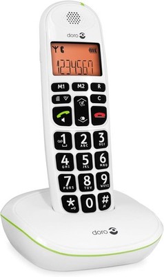 Doro PhoneEasy 100w DECT Schnurlostelefon Freisprechen weiß ''sehr gut''