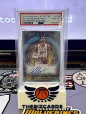 2022-23 Bowman Inception University - Autographs Victor Wembanyama #BIA-VW Blue
