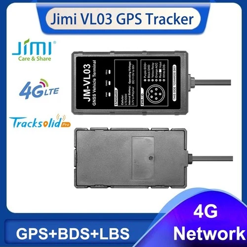 JIMI VL03 4G GPS Tracker Real-time Tracking in Battery Waterproof TracksolidPro
