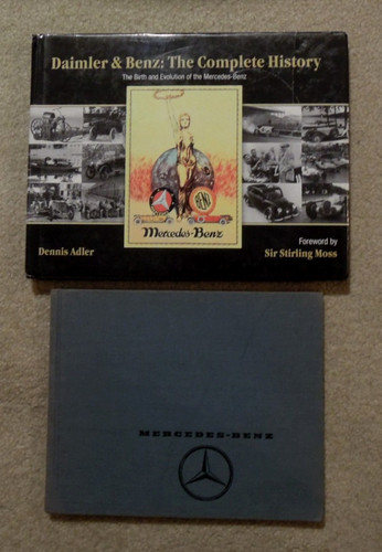Mercedes Benz 2 Book Set / Lot Daimler & Benz History & Production Models 46-75