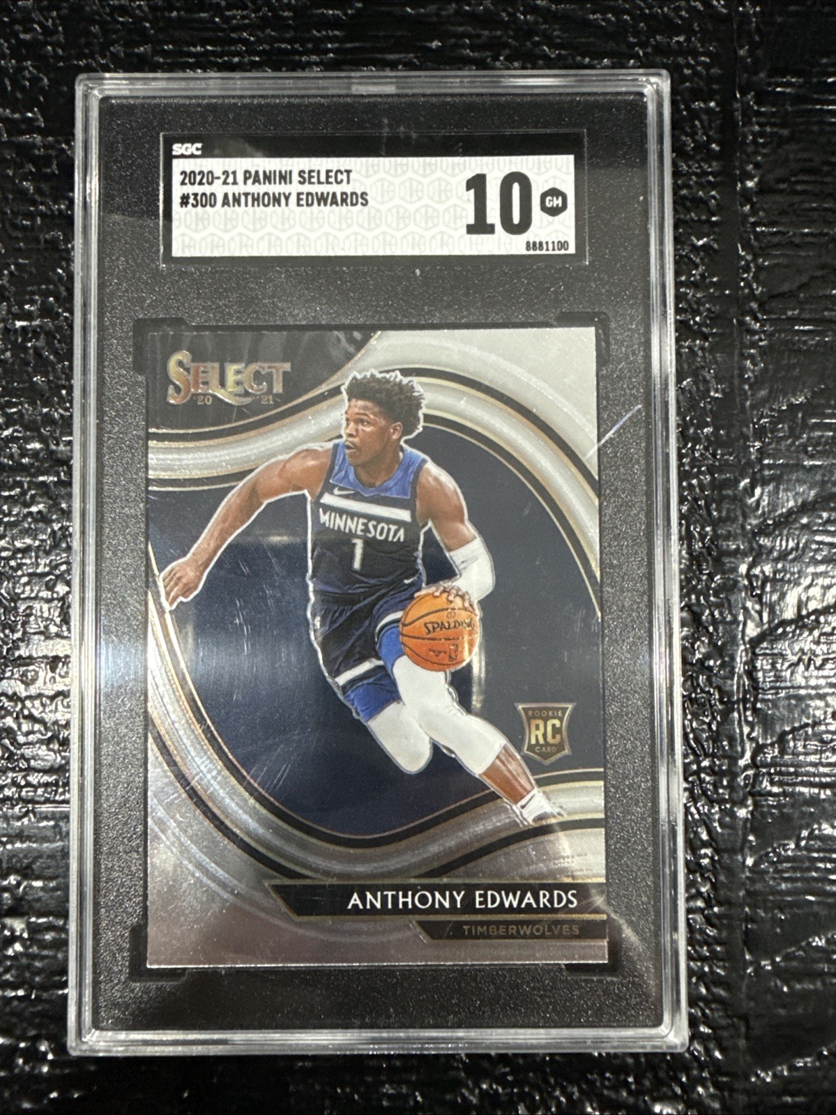 2020-21 Panini Select - Courtside Anthony Edwards #300 (RC)