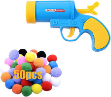 50Pcs Cat Ball Toy Launcher - Best Balls for Indoor Bored Cats Blue