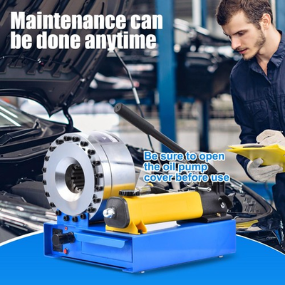 #ad High Pressure Manual Hydraulic Hose Crimper Hose Pipe Crimping With 8 sets Dies $479.60