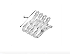 Pegs Laundry Jumbo 12cm Beach Towel Clips Large Stainless Steel Sunbed 4 Pack