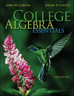 College Algebra Essentials by Coburn, John W.