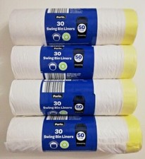 Swing Bin Liners With Drawstring 50 Litre Strong 63cm x 76cm Purio