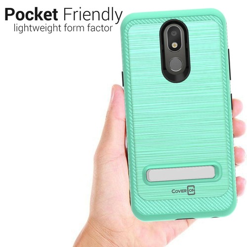 Funda rígida de metal magnético con soporte magnético para LG Aristo 4 Plus / Prime 2 - Imagen 19 de 38