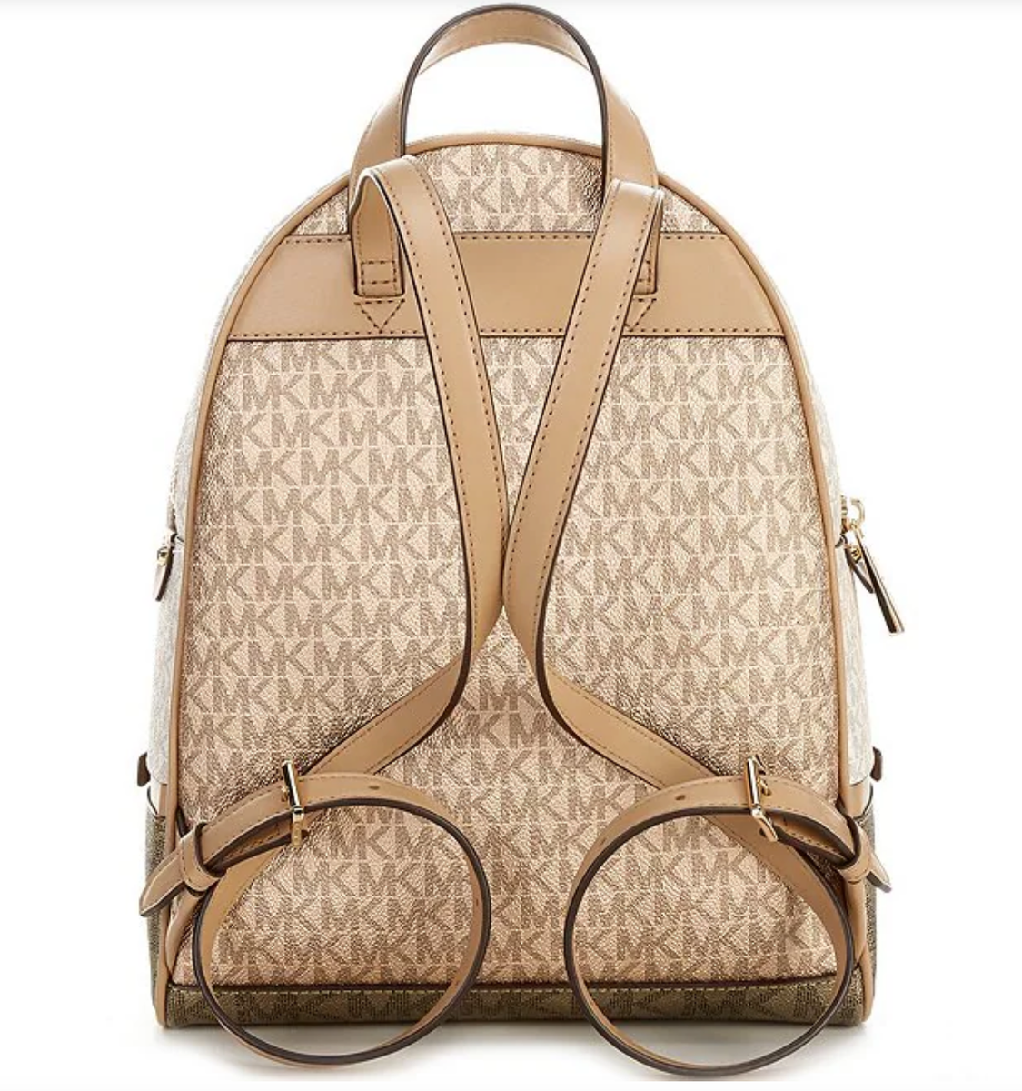 NWT Michael Kors Rhea Medium Metallic Signature Logo  display picture 3