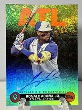 Ronald Acuna Jr. Topps 2024 Series 2  City to City Autographs AUTO /25 Braves