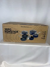 Sedona Essential 10-Pc. Cookware Set Blue