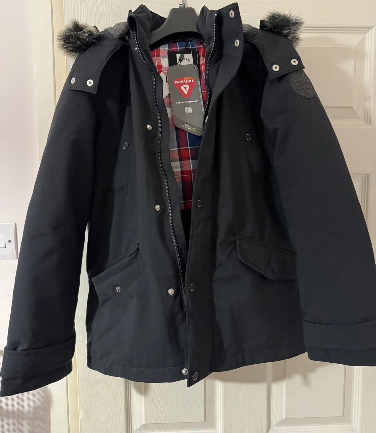 New Genuine Boss Primaloft Insulated Jacket Size 12-XS