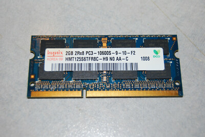 PC3-10600 2GB SO-DIMM 1333 MHz DDR3 Memory