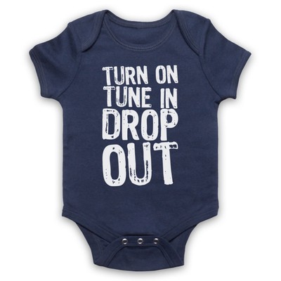 TIMOTHY LEARY TURN ON TUNE IN DROP OUT INOFFIZIELLES DROGE BABY WACHSEN BABYANZUG GESCHENK