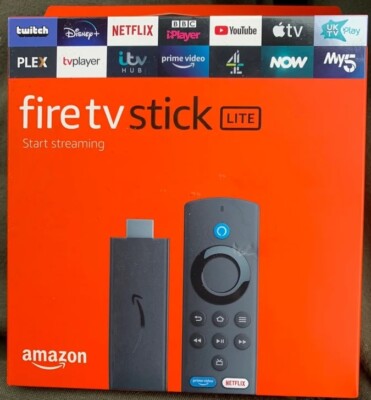 NEW Amazon Fire Stick Lite Full HD Sports/Movies Alexa Remote  SEALED 840080515427 UK