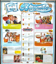 Vintage Southern Comfort Liquor Bar Guide Poster 1969 Liquor Vintage 25x21