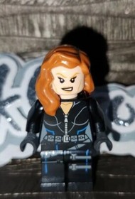 LEGO MARVEL SUPER HEROES 6869 BLACK WIDOW AVENGERS NATASHA ROMANOVA MINIFIGURE