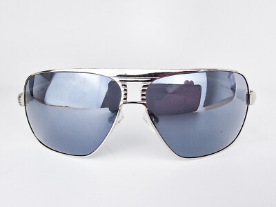 Guess Aviator Sunglasses GU6512-10C-66 Nickeltin Smoke Mirror Lens NEW  Authentic