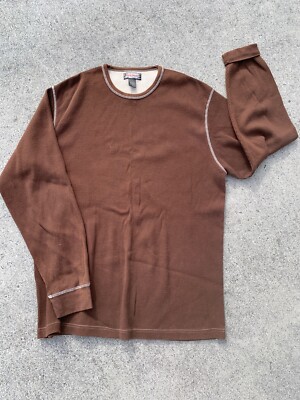 EPIDEMIC Chocolate Brown Thermal Shirt 
