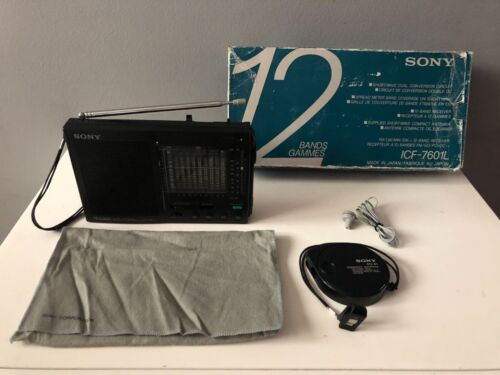 SONY ICF-7601L 12 Band Receiver ""Revised"" in TBE Box - Picture 1 of 20