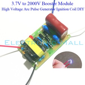 3 7v To 2000v Booster Module High Voltage Arc Pulse Generator Ignition Coil Diy Ebay