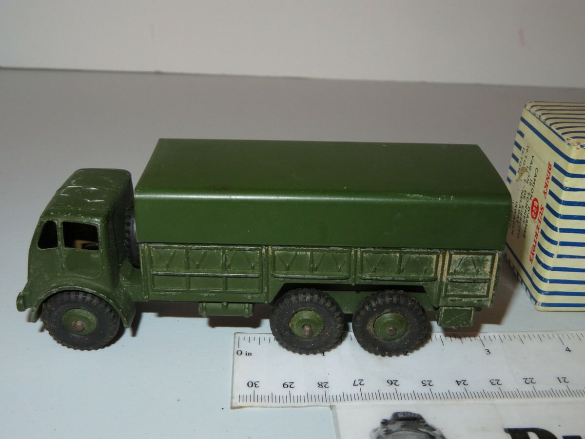 Vintage Dinky Supertoys Toys No. 622 10 Ton Army Truck w/ Box