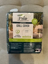 Patio Companion Essential, 53”  BBQ Grill Cover Weather Resistant-Hunter Green