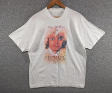 Michael Jackson Vintage 1998 LE Screen Stars Single Stitch T-shirt Tee - XL