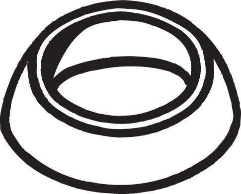 BOSAL 256-781 Gasket, exhaust pipe