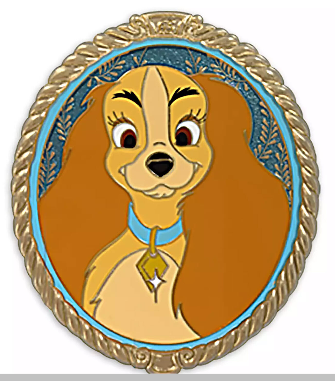 Disney Lady Portrait Pin - Lady and the Tramp - Limited Edition New! Retired