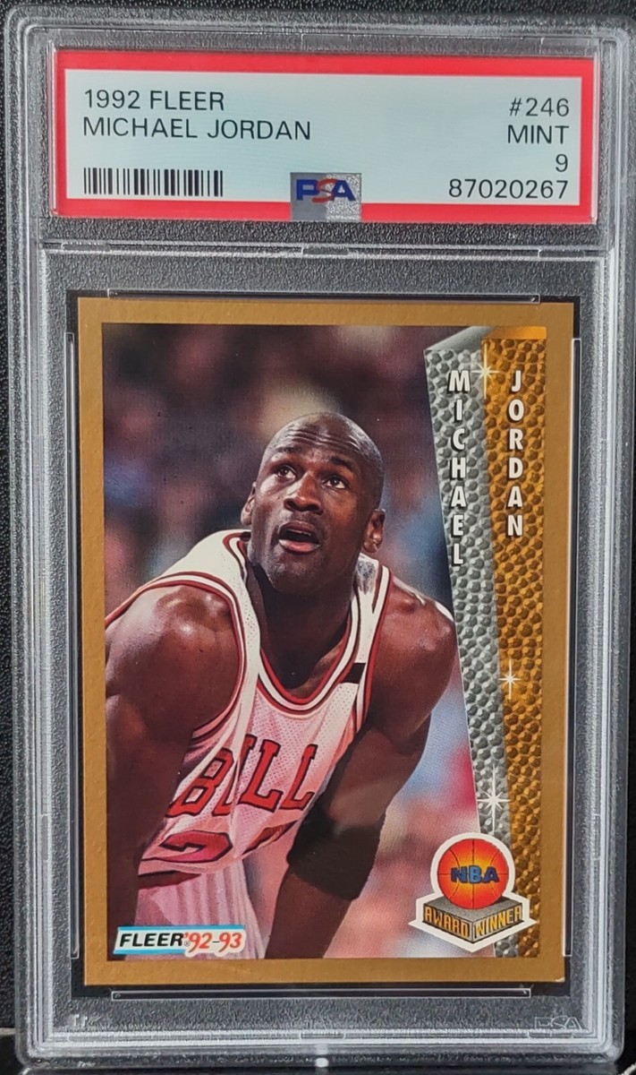[お正月セール] 1992 Fleer マイケル ジョーダン PSA-9 美品！ Michael Jordan Card 1992-93 Fleer #32 PSA 9 - Walmart.com