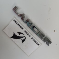 2004-2007 Mitsubishi Lancer Rear Trunk Emblem Chrome Oem No Adhesive