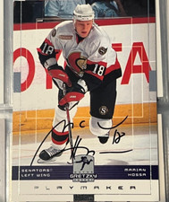 Marian Hossa signed autographed 1999-00 Wayne Gretzky Hockey Senators Card #116