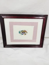 Dan Mitra Signed & Numbered Butterfly Fish Color Etching Print