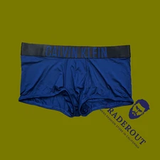 Calvin Klein CK men navy blue intense power microfiber trunk underwear size XL