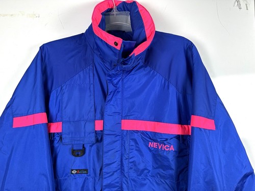 Nevica Ski Suit Mens Snowsuit Snow Jacket: 42 Pants: 46 Blue & Pink - Picture 12 of 24