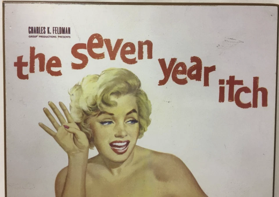 Vintage Marilyn Monroe Wood Wall Art - The Seven Year Itch - Image 3 of 4