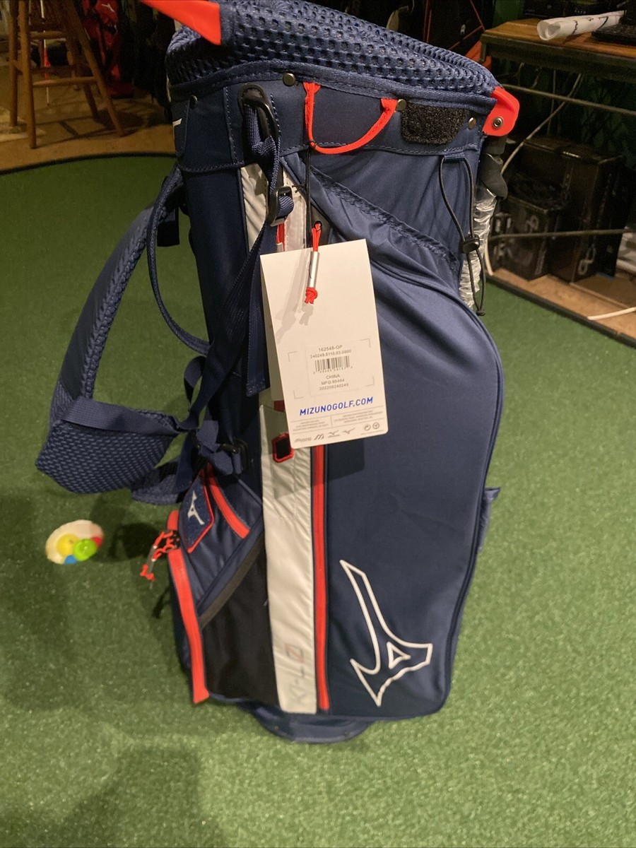 Mizuno K1-L0 Golf Lightweight Stand Bag New (Blue, White Mizuno K1-L0 Golf Lightweight Stand Bag New (Blue, White