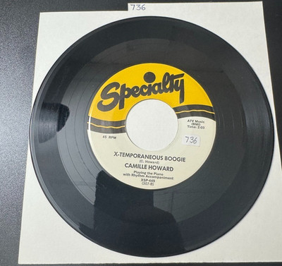 Camille Howard   X-Temporaneous Boogie / Barcarolle Boogie - TESTED
