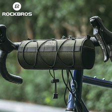 ROCKBROS Bike Front Frame Bag Handlebar Bag Multi-Function Green Bag 2L Capacity