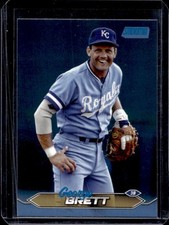 2024 Topps Stadium Club George Brett Blue Foil #/50 Royals