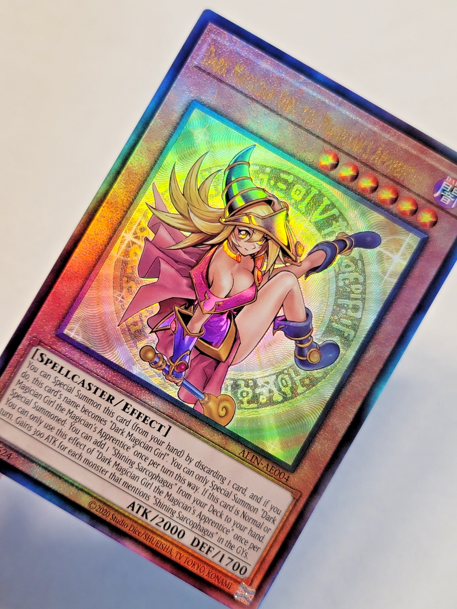 UNCENSORED ART Dark Magician Girl The Magicians Apprentice ALIN