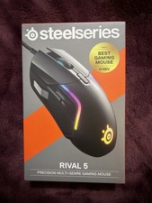 SteelSeries - Rival 5 Wired Optical Gaming Mouse with RGB Lighting - Wired - ...