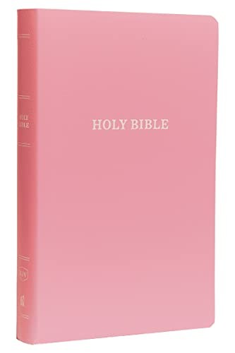 KJV Holy Bible: Gift and Award, Pink Leather-Look, Red Letter, Comfort Print: K - Image 3