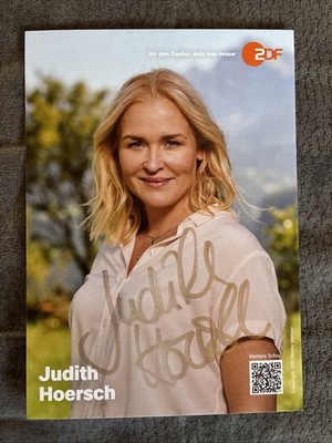 Autogrammkarte Judith Hoersch ZDF handsigniert Lena Lorenz 2026