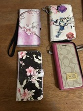 Coach Lot of 4 Multicolor Floral Bird Folio W...