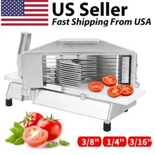 Commercial Tomato Slicer  1/4" & 3/8" & 3/16" Tomato Cutter Stainless Steel